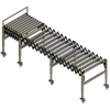 Convoyeur à rouleaux extensible télescopique Déchargement flexible