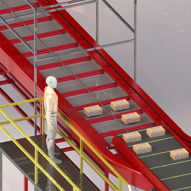 Trieur Bomb Bay pour colis irrégulier de commerce électronique