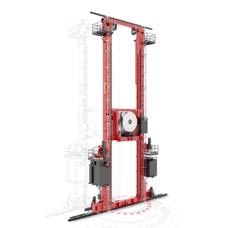 Système de rayons de l'entrepôt de Stacker