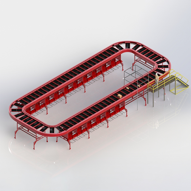 Trieur Bomb Bay pour colis irrégulier de commerce électronique