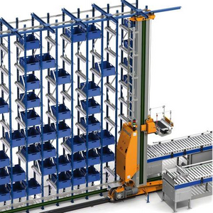 Système de rayonnage automatique peu encombrant Miniload pour carton